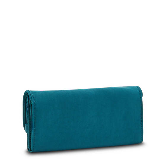 Kipling Money Land Snap Portefeuille Turquoise | België 1426WN